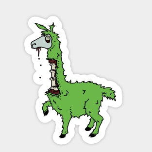 Undead Llama Sticker